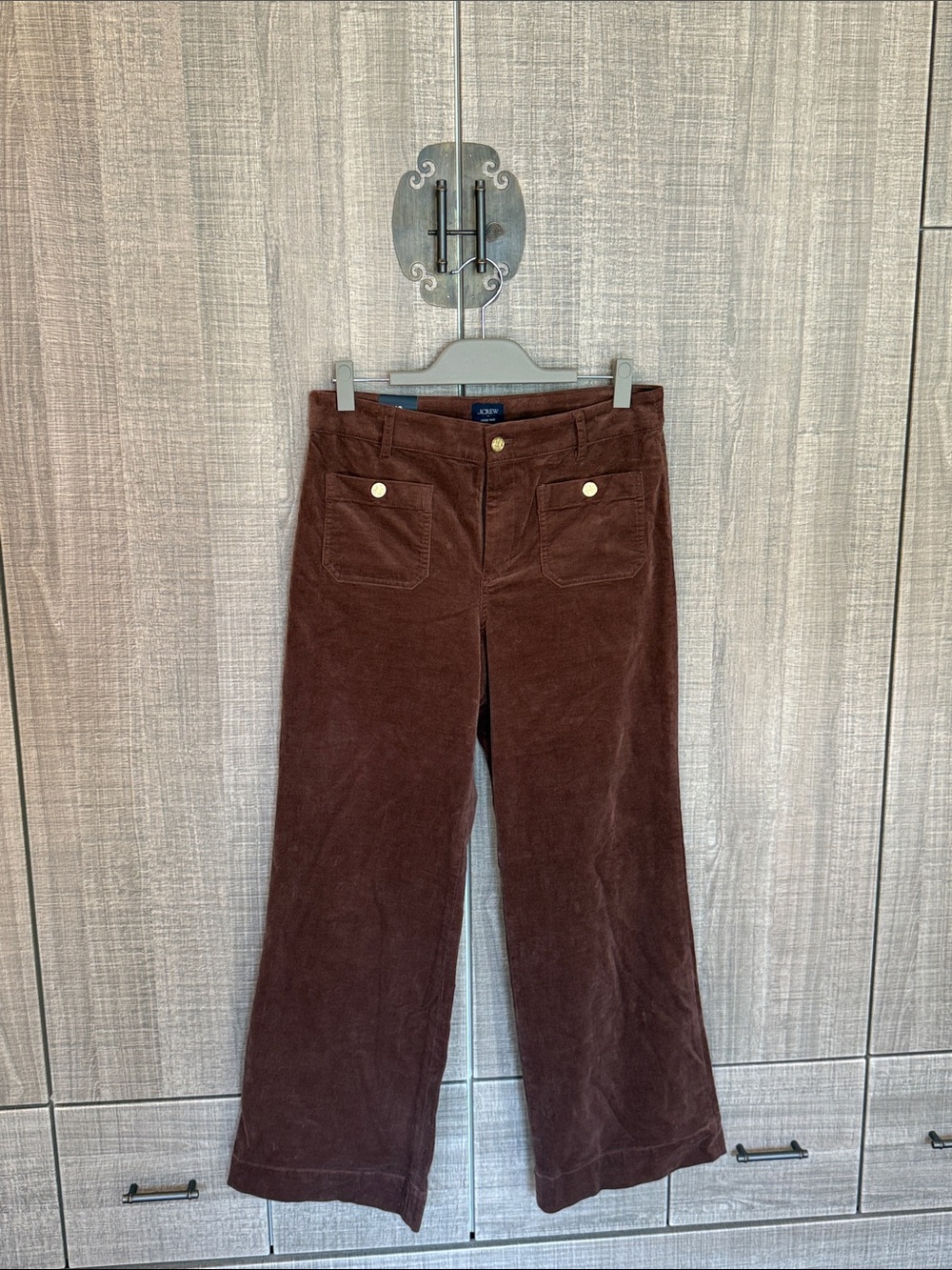 JCrew Corduroy Lizzie Patch-Pocket Pant